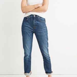 Madewell High Rise Slim “Boyjean” Jeans